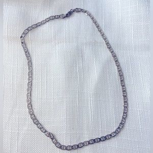 Silver (stamped 925 Italy ) 20 inch Mariner Chain